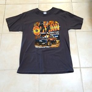 Truck and Tractor pulling t-shirt size Large